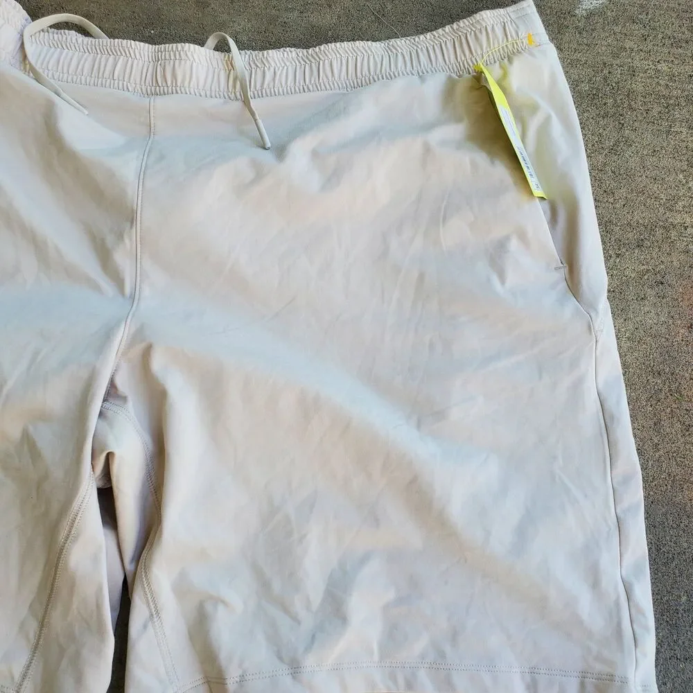 All In Motion Light Gray Soft Stretch Shorts Size 2XL - Picture 2 of 8